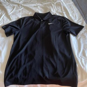 Nike DRI-FIT polo in black.  GUC, looks new still